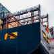 MSC New York Panama containers en hijskranen