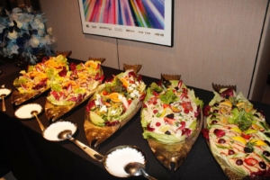 Heerlijke salades tijdens Iftar