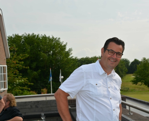 Lachende Frank van Tunen