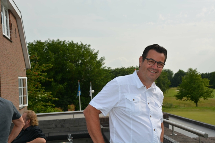 Lachende Frank van Tunen